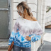 color matching tie-dye T-shirt  NSDY34899