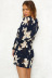 autumn new style round neck long sleeve lace-up printing irregular dress NSYD34908