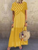 summer new dot stitching plaid sleeveless dress  NSYD34913