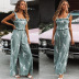 new style halter sexy sling print jumpsuit NSYD34939