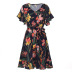 summer mid-length belt dress  NSYD34940