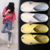 cross-slip fashion simple leather slippers  NSPE34972