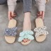 fashion non-slip thick-soled bowknot slippers   NSPE35015
