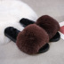 fashion non-slip flat-bottomed plush slippers  NSPE35041