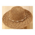 sunshade wooden bead pineapple head hand hook straw hat NSTQ34662
