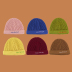 fashion retro knitted three-fold hat   NSTQ34699