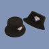 casual color diamond print fisherman hat   NSTQ34703