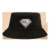 casual color diamond print fisherman hat   NSTQ34703