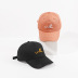 gorra de béisbol con bordado de letra salvaje simple NSTQ34705