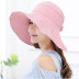 pleated empty top all-match hat NSTQ34719