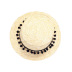 flat-top small hair ball straw hat NSTQ34751
