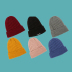 Retro solid color plus fluffy woolen hat  NSTQ34758