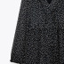 V-neck polka-dot printing chiffon dress  NSGE35099