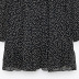 V-neck polka-dot printing chiffon dress  NSGE35099