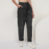 Casual Simple High Waist Slim Pocket Jeans NSGE35123