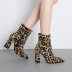new snake-print fashion short boots  NSHU35144