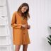 solid color slouchy shirt dress NSSE35233