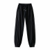 reflective strip design elastic waist sports pants  NSLD35253