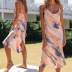 Fashion Slim Print Sling Dress  NSHZ35283