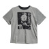 Primavera y verano nueva camiseta estampada de manga corta con cuello redondo NSXS35312