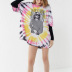 spring and summer new tie-dye printed T-shirt  NSXS35313