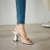 fashion high thick-heeled shoes NSCA38285