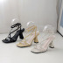 fashion high thick-heeled shoes NSCA38285