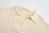 lapel yarn knitted vest  NSAM38382