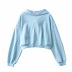 pullover hoodie solid color ssweatshirt NSHS38541