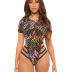 sexy fashion printed one-piece swimsuit NSHL38576