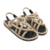 open-toed flat-bottomed fisherman shoes  NSHU38579
