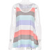  contrast striped sleeveless vest T-shirt   NSKL38589