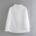 new fashion solid color long-sleeved shirt NSAM40525