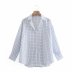 fashion spring grid casual shirt NSAM40558