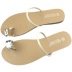 rhinestone pinch flat slippers NSHU40606