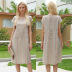 fashion temperament stripe stitching loose dresses  NSJR40711