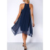 pure color casual fashion sleeveless dress NSSA40727