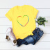 plus size rainbow shirt cotton short-sleeved t-shirt NSSN40876