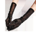 New fashion lace long black sunscreen split finger gloves NSTQ41160