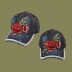 Rose Print Beaded Baseball Cap NSTQ41170