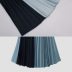 Color Matching Pleated Large Swing Skirt NSJR41880