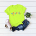 simple comfortable letter printed short-sleeved T-shirt NSSN41906