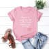 Comfortable Fabric Solid Color Letters T-Shirt NSSN41922