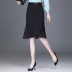 Lace drape soft fashion high waist skirt  NSYZ42005