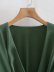 spring v-neck belted long-sleeved dress  NSAM42191