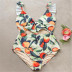 new printed open back sexy high waist swimsuit NSHL42300