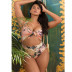 new one-piece plus size print bikini NSHL42307