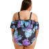 plus size new one-piece printed bikini NSHL42309