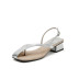 low heel new summer transparent sandals NSCA42327