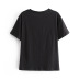 Round Neck Short-Sleeved T-Shirt NSAM42361